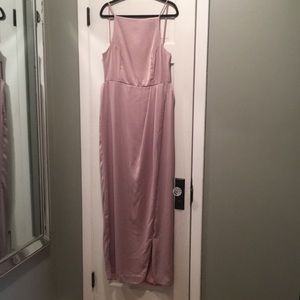 ASOS Design drape front scrappy back maxi dress